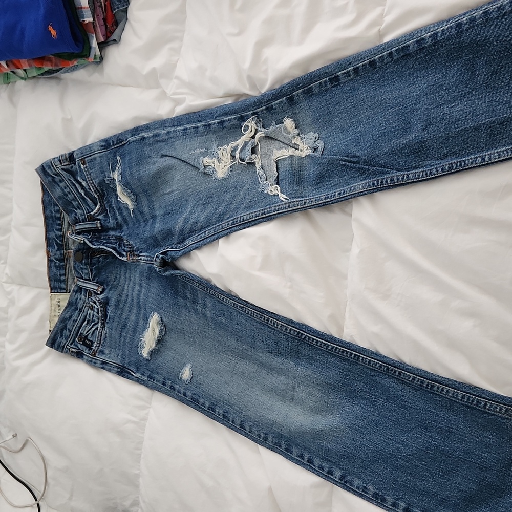BOYS Abercrombie Distressed Jeans